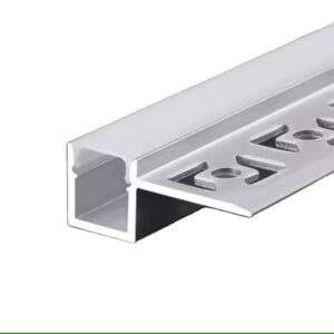 Profil Banda LED Aluminiu, rigips, incastrat, de capat, sub tencuiala, sub trepte - imagine 1